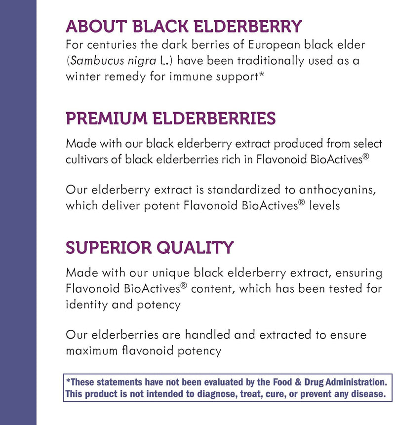 Organic Elderberry Sambucus Syrup 120 ml (4 fl oz)