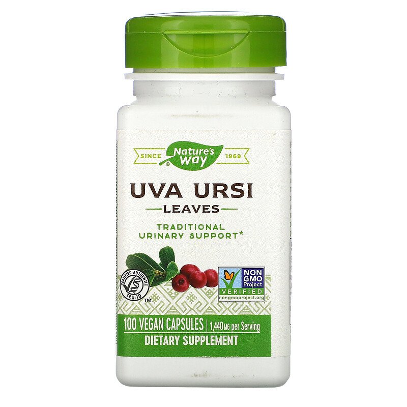 Uva Ursi Leaves 480 mg 100 Vegetarian Capsules by Nature&