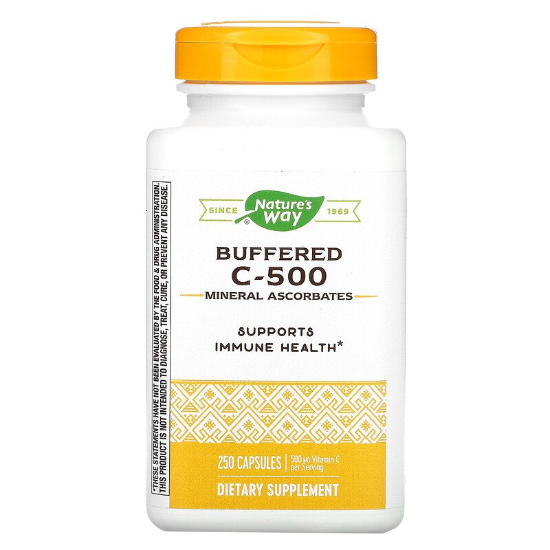 Buffered C-500 250 Capsules by Nature&