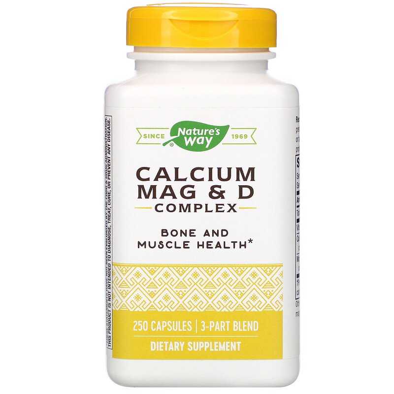 Calcium Mag & D Complex 250 Capsules by Nature&