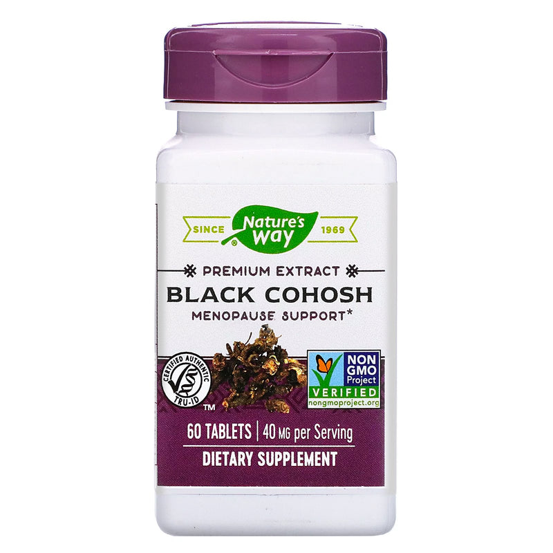 Black Cohosh Standardized 60 Tablets by Nature&