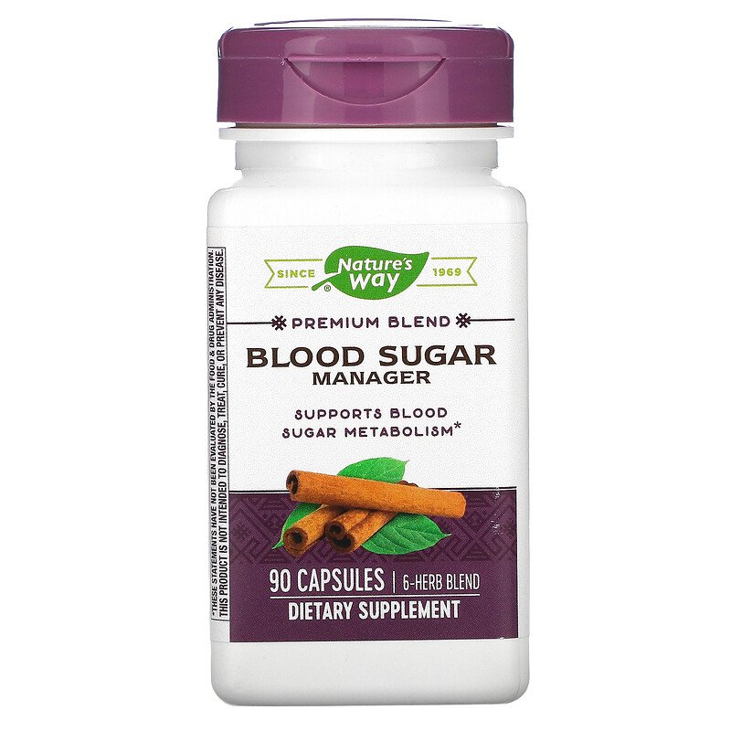 Blood Sugar Metabolism Blend 90 Veg Capsules by Nature&