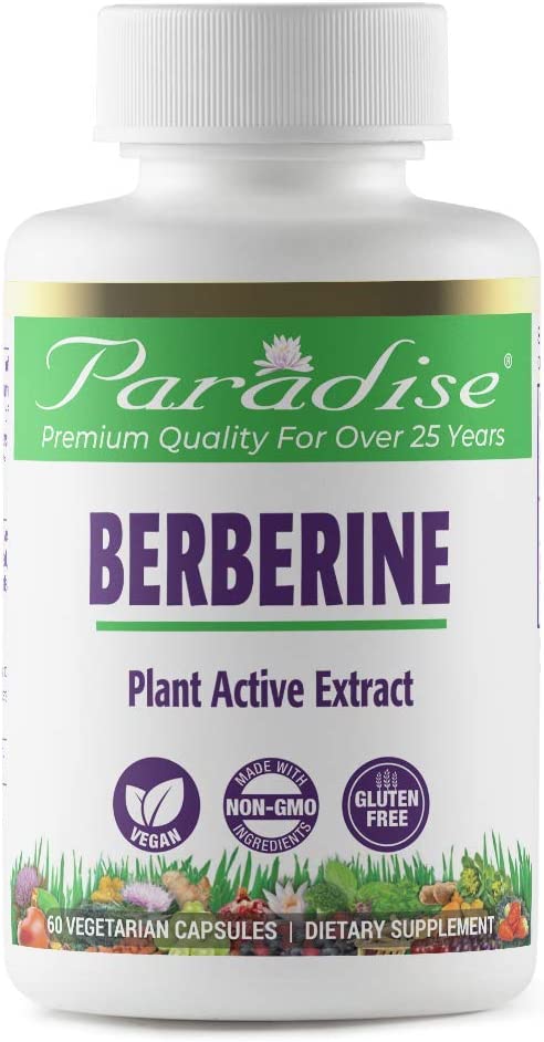 Paradise Herbs, Berberine, 60 Vegetarian Capsules