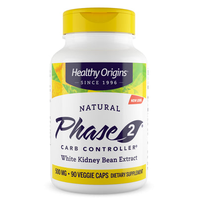 Phase 2 White Kidney Bean Extract 500 mg 180 Veggie Caps by Healthy Origins best price