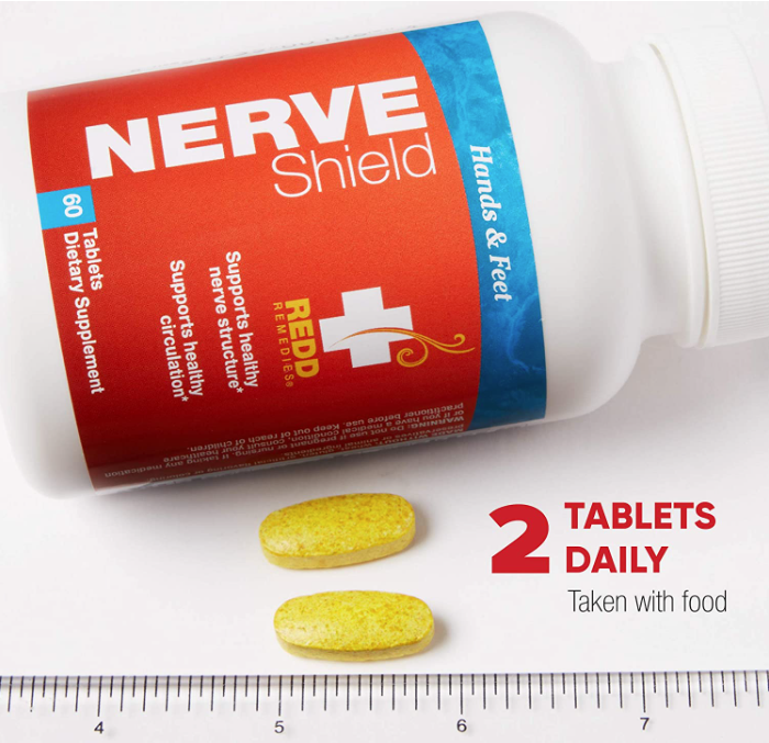 Nerve Shield, 60 Tablets, by Redd Remedies