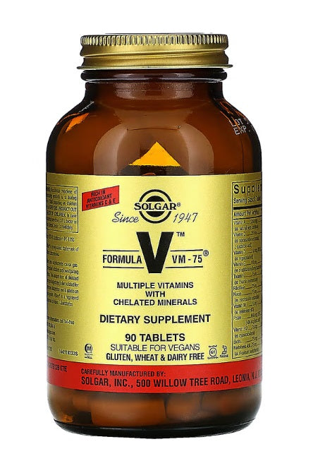 Formula V VM-75 Multiple Vitamins with Chelated Minerals 90 Tablets