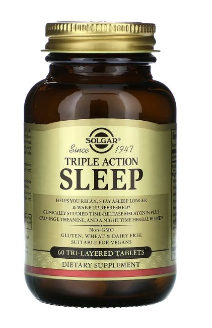 Triple Action Sleep 60 Tri-Layered Tablets