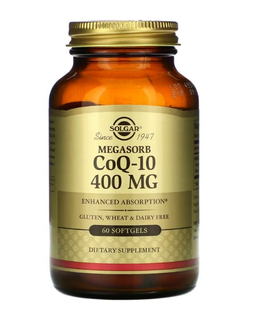 Megasorb CoQ-10 400 mg 60 Softgels