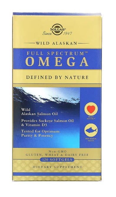 Full Spectrum Omega Wild Alaskan Salmon Oil 120 Softgels