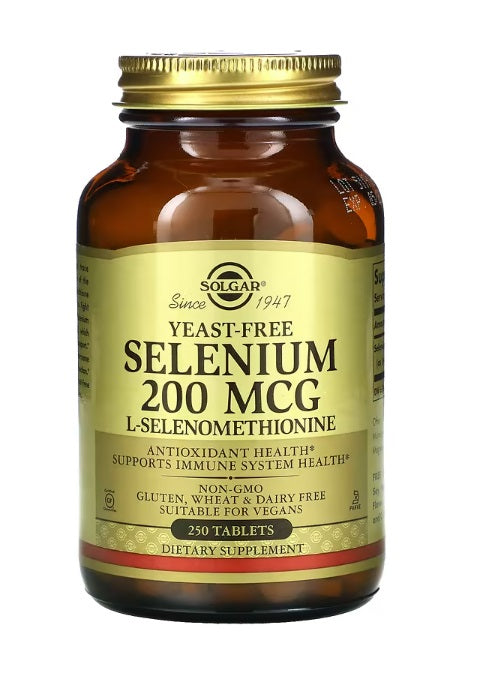 Selenium Yeast-Free 200 mcg 250 Tablets