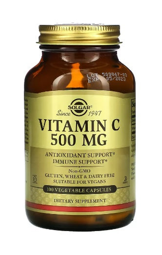 Vitamin C 500 mg 100 Vegetable Capsules