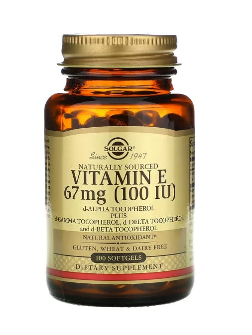 Naturally Sourced Vitamin E 67 mg (100 IU) 100 Softgels