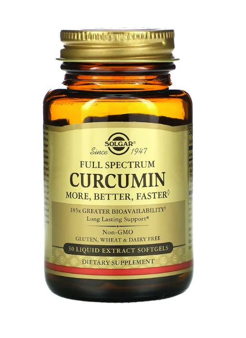 Full Spectrum Curcumin 30 Liquid Extract Softgels