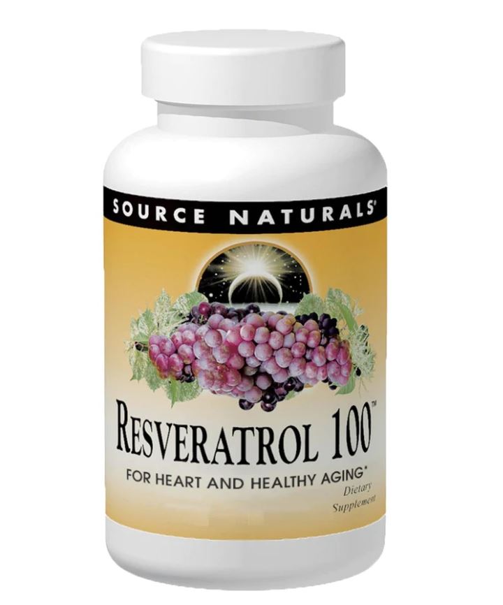 Resveratrol 100 mg 30 Vegetarian Capsules by Source Naturals