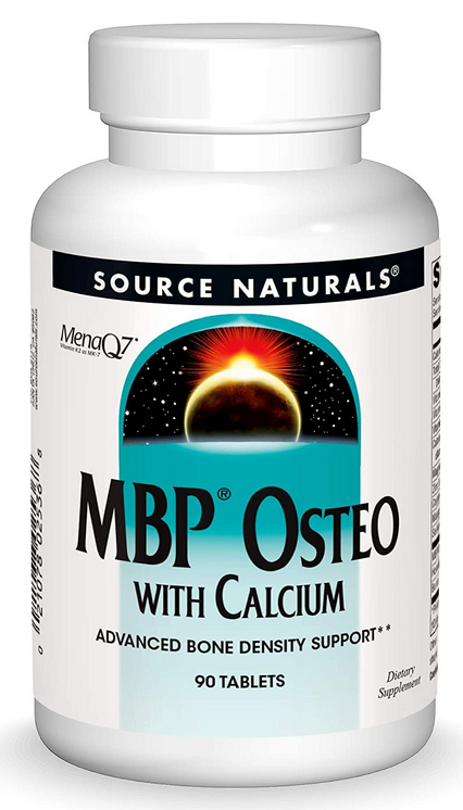 MBP Osteo with Calcium 90 Tablets, by Source Naturals