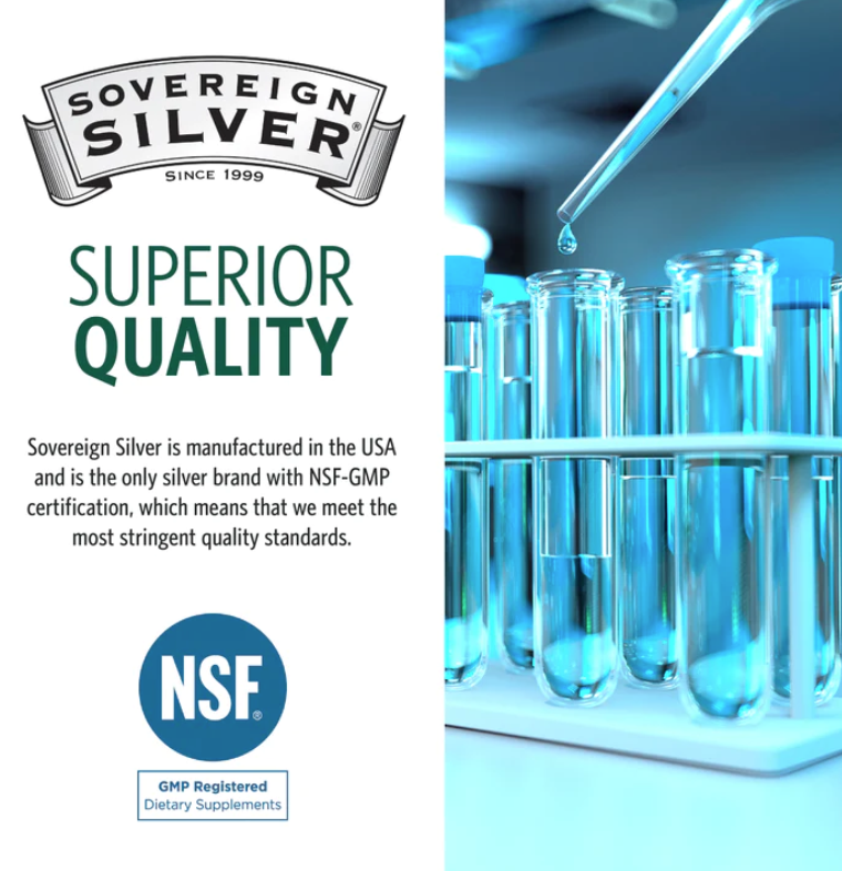 Bio-Active Silver Hydrosol - Natural Nasal Spray, Sinus Relief, 1 fl oz (29 ml), by Sovereign Silver