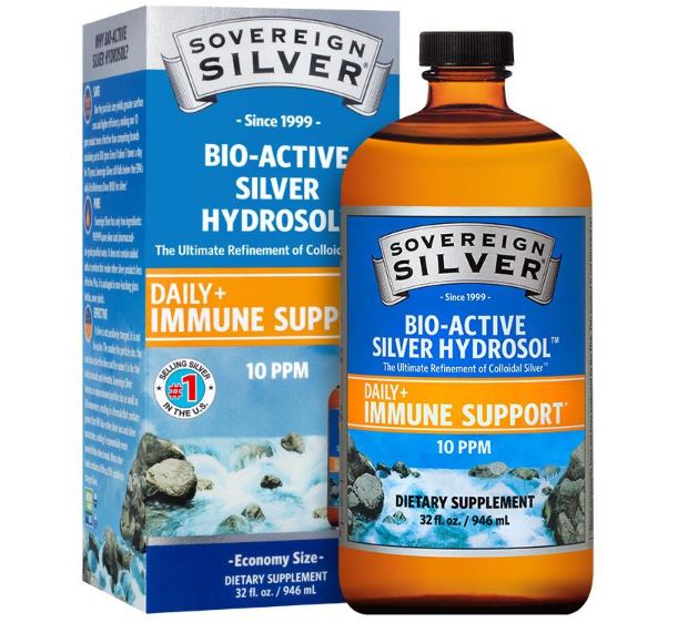 Bio-Active Silver Hydrosol 10 ppm 32 fl oz (946 ml)
