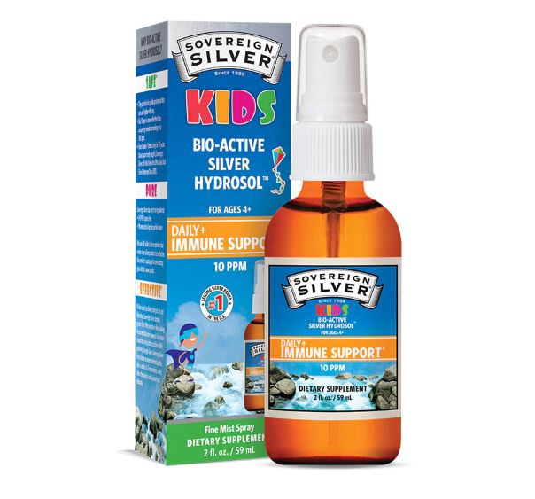KIDS Bio-Active Silver Hydrosol - Fine Mist Spray – 2oz