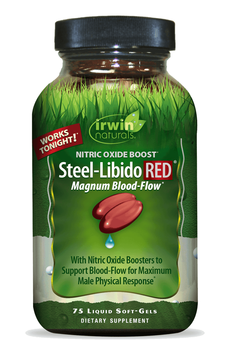 Steel-Libido RED with Nitric Oxide Boost 75 Liquid Softgels