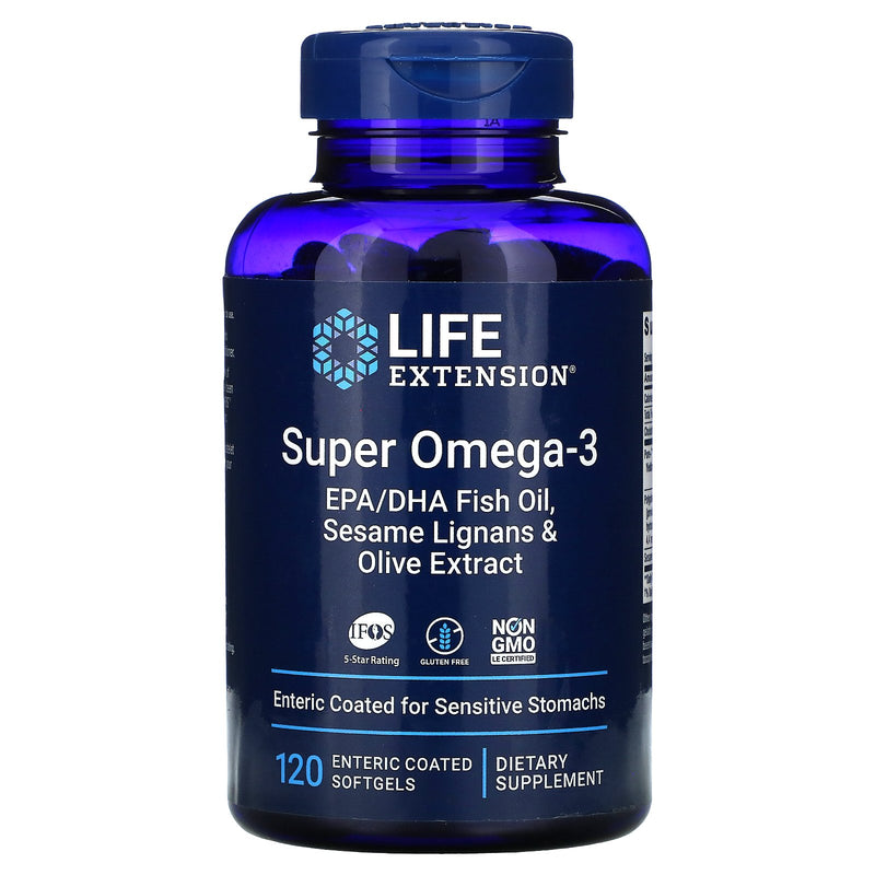 Super Omega-3 EPA/DHA 120 Enteric Coated Softgels