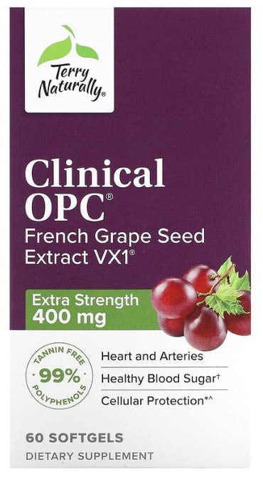 Terry Naturally Clinical OPC Extra Strength 400 mg 60 Softgels