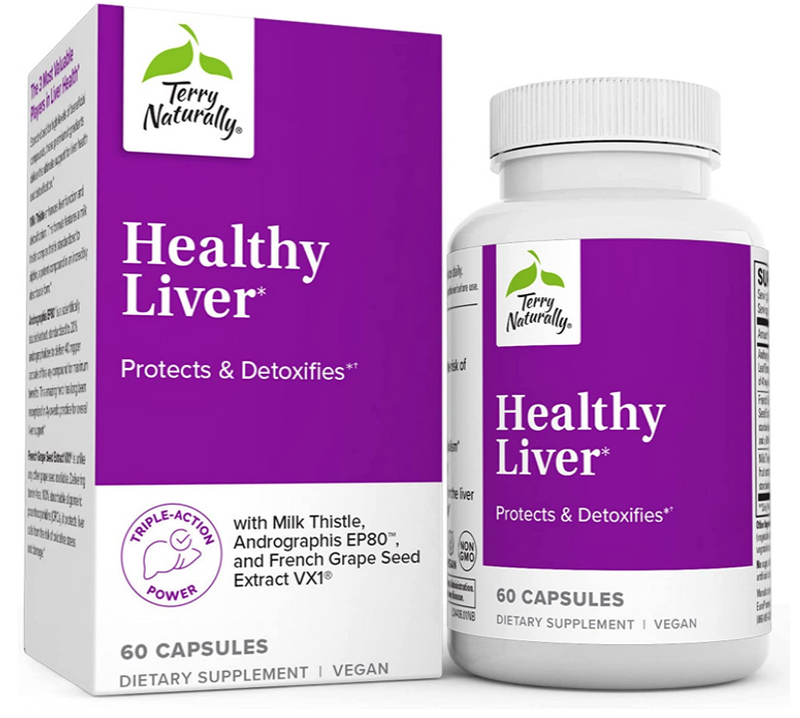 Terry Naturally Healthy Liver 60 Capsules, by EuroPharma