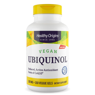 Vegan Ubiquinol 100 mg 150 Veggie Gels by Healthy Origins best price