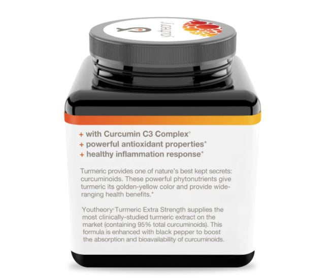 Turmeric Extra Strength - 60 Vegetarian Capsules by youtheory