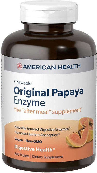 Original Papaya Enzyme 600 Chewable Tabs