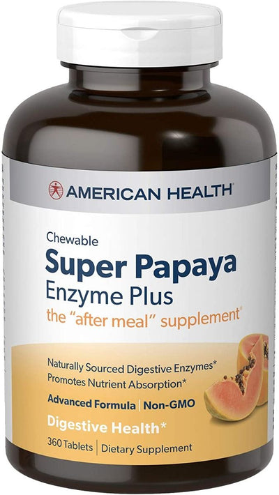 Papaya Enzyme Plus 360 Chewable Tabs