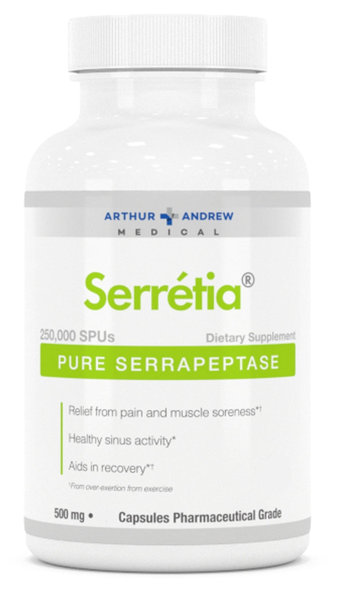 Serretia Pure Serrapeptase 500 mg 60 Capsules