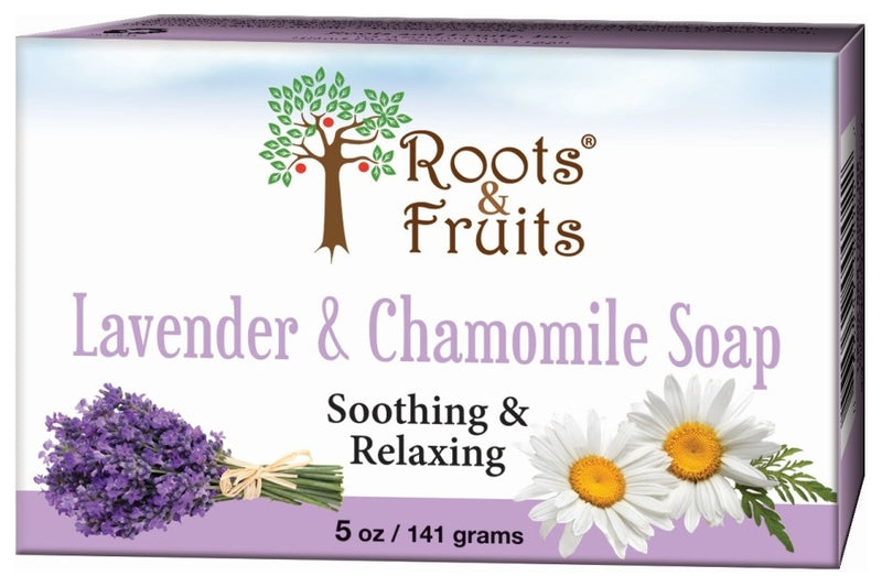 Roots & Fruits Lavender & Chamomile Soap 5 oz