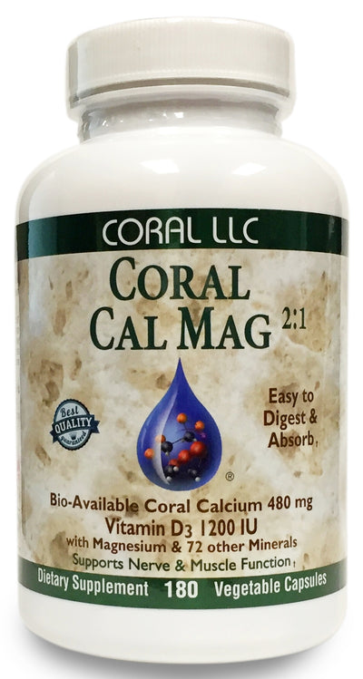 Coral Cal Mag 2:1 180 Vegetarian Capsules