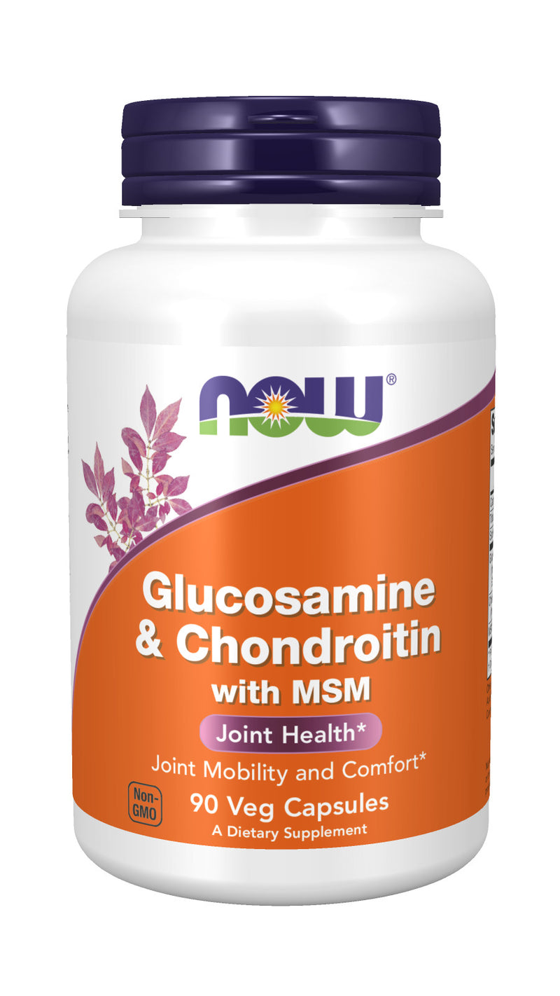Glucosamine & Chondroitin with MSM 90 Capsules | By Now Foods - Best Price