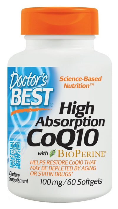 High Absorption CoQ10 100 mg 60 Softgels