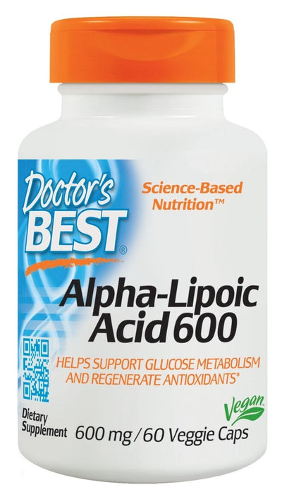 Alpha-Lipoic Acid 600 mg 60 Veggie Caps