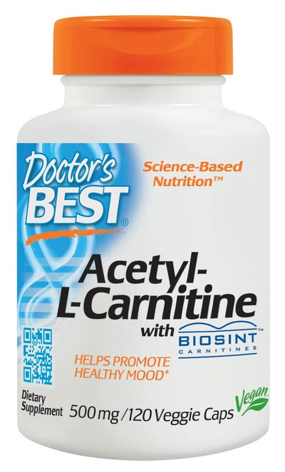 Acetyl L-Carnitine 500 mg 120 Veggie Caps