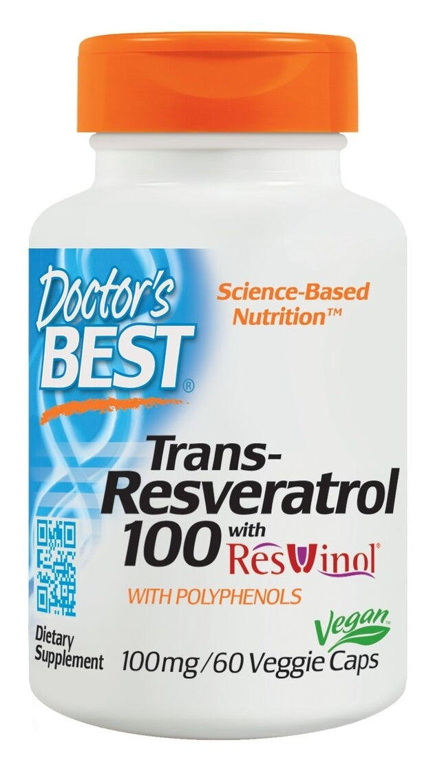 Trans-Resveratrol 100 mg 60 Veggie Caps