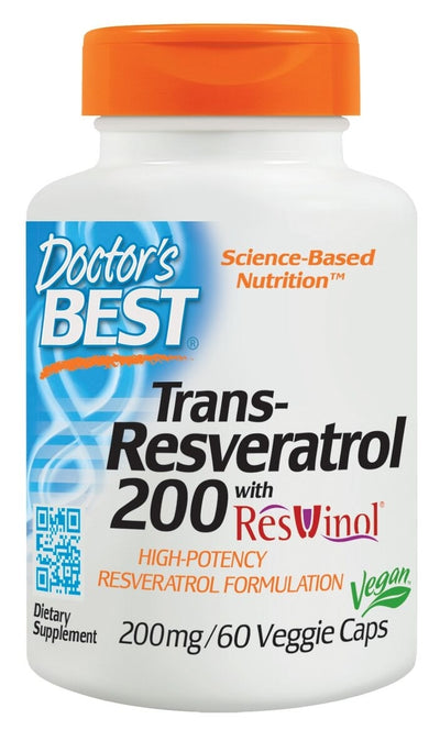 Trans-Resveratrol 200 mg 60 Veggie Caps