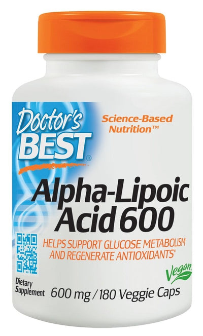 Alpha-Lipoic Acid 600 mg 180 Veggie Caps