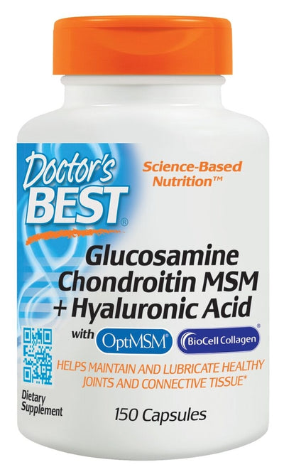 Glucosamine Chondroitin MSM + Hyaluronic Acid 150 Capsules