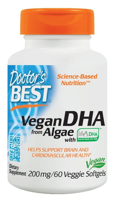 Vegan DHA 200 mg 60 Veggie Softgels