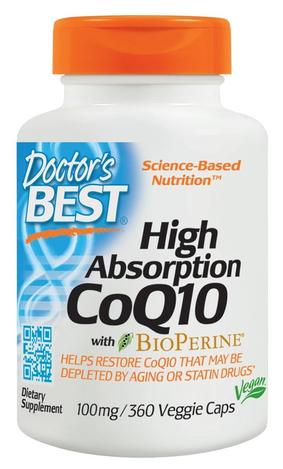 High Absorption CoQ10 100 mg 360 Veggie Caps