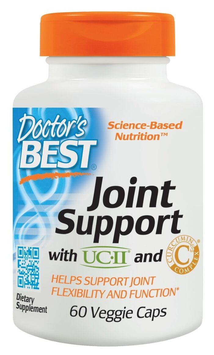 Doctor's Best Joint Support with UC-II and Curcumin C3 Complex 60 ...