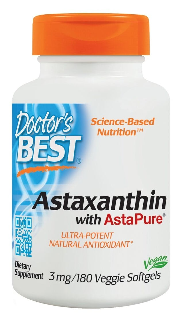 Astaxanthin with AstaPure 3 mg 180 Veggie Softgels