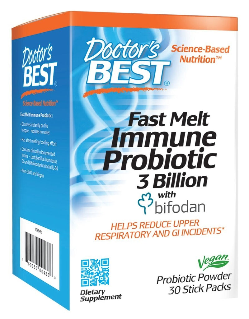 Fast Melt Immune Probiotic 3 Billion 30 Stick Packs
