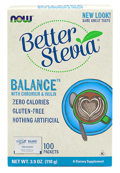 NOW Foods, Better Stevia Liquid, Original, Zero-Calorie Liquid Sweetener, Low Glycemic Impact, Certified Non-GMO, 2-Ounce