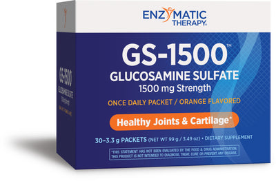 GS-1500 Glucosamine Sulfate Orange Flavored 30 Packets
