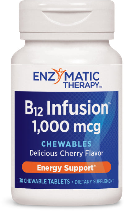 B12 Infusion 1,000 mcg 30 Chewable Tablets