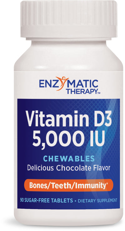 Vitamin D3 Chewables 5,000 IU 90 Sugar-Free Tablets
